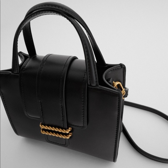 ZARA FLAP CITY BAG - Picture 6 of 12